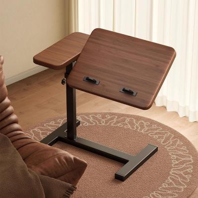 China Multifunctional Small Coffee Table Bedside Storage Rack Sofa Side Adjustable Laptop Holder Home Living Room for sale