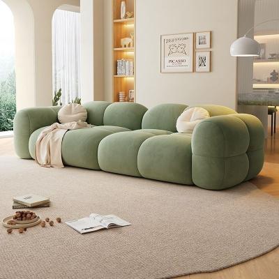 China Living Room Puff Sofa Sectional Couch Set Style Modern Lazy Loveseat Sleeper for Cinema Garden Apartment for sale