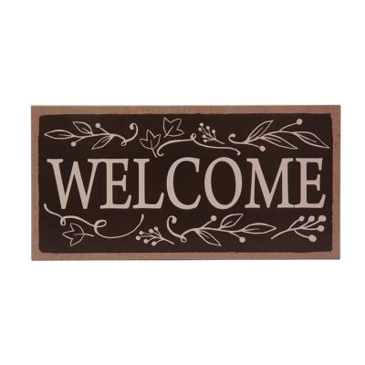 China Europe New Wood Craft Engraved Ornament Wall Hanging Hanging Crafts DIY Wall Wood Home Wooden Signs Decorate Walls for sale