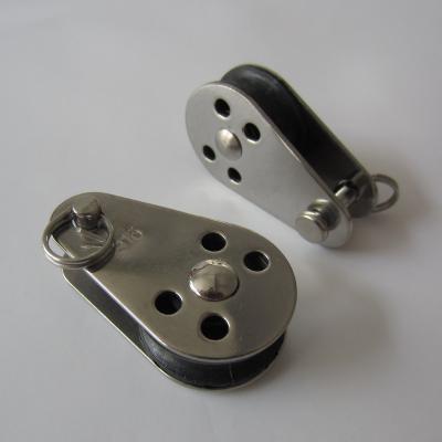 China Garment shops stainless steel pulley block for marine and industrial rigging aplications for sale