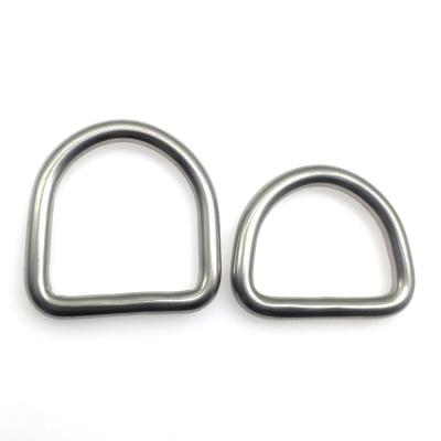 China Welded Metal Stainless Steel D Clip /D Buckle For Endless Industrial And Marine Rigging Application for sale