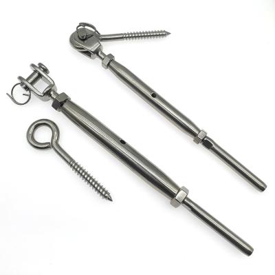 China Retail industry stainless steel lantern fork and swage stud, set screw and lag screw eye for sale