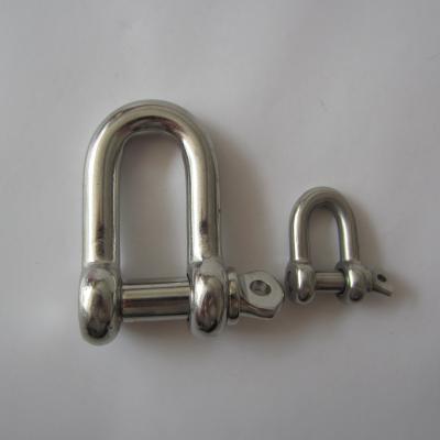 China Heavy Industry Stainless Steel G210 US Type Screw Pin Chain Shackle For Marine And Industrial Rigging Aplications for sale