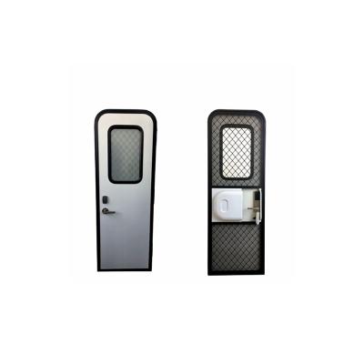 China Wholesale Black Caravan Door Factory Caravan RV Single Lock RV Door Customized for sale