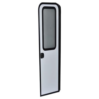 China Single swing door 30-90 rv door wall thickness with lock for self propelled rv or rv trailer for sale