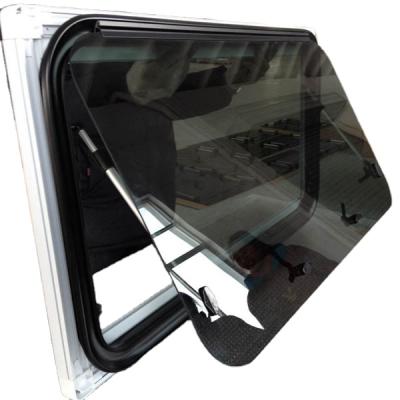 China New Desgin RV Car Side Windows Explosion Proof Round Corner Wall Thickness 30-80 for sale