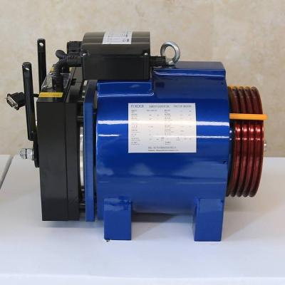 China Home Elevator Furder Traction Machine Home Elevator Gearless Elevator Machine Part Less Motor for sale