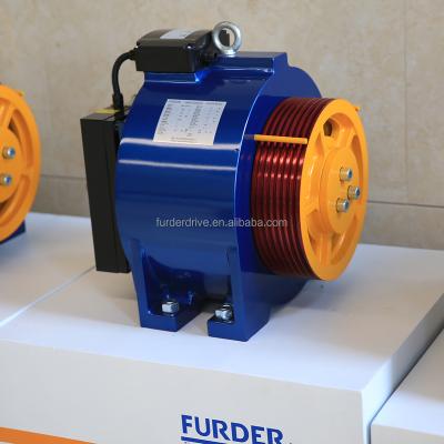 China EUROPEAN Load 800 Kg Pulley 320mm European Technology Gearless Elevator Traction Machine for sale