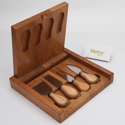 China Mini Sustainable Round Bamboo File Cheese Board and Knife Set for sale