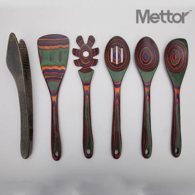 China Sustainable high quality Mettor pakkawood utensil, kitchenware products tools with long useful life for sale