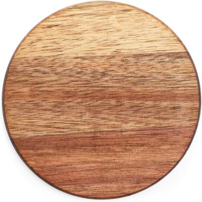 China Viable acacia wood coasters, wedding gifts, housewarming, anniversary, custom engraved wood coaster present for family for sale