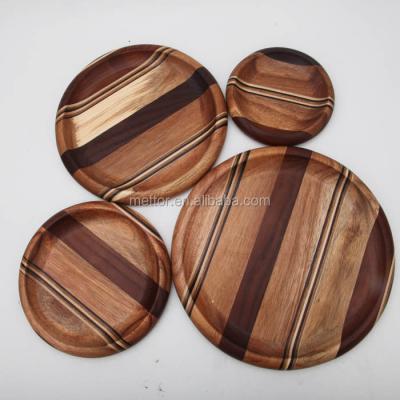 China Eco - Friendly Round Serving Tray , 3 Serving Tray Set , Rustic Serving Tray Fruit for sale