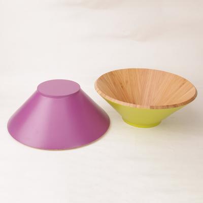 China Super Sustainable High Safety Acacia Wood Food Salad Bowl Set for sale