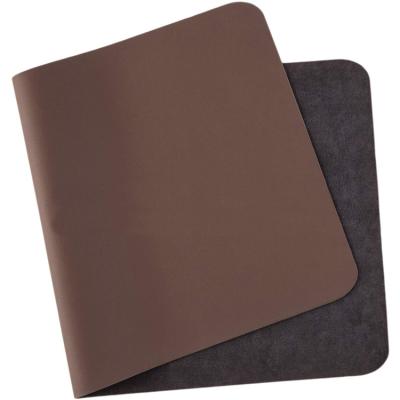 China Leather Laptop Lap Desk Padded Anti Slip Waterproof Anti Slip PU Desk Pad Protector for sale