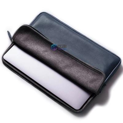 China Eco-friendly factory direct soft leather laptop sleeve notebook case Mac book sleeve laptop sleeve notebook case for sale