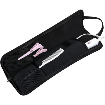 China Fashion Curling Iron Cover Socket Cable Holder For Hair Styling Tools Storage Iron Case Hair Straightener Roll Bag Flat Flat Iron Case for sale