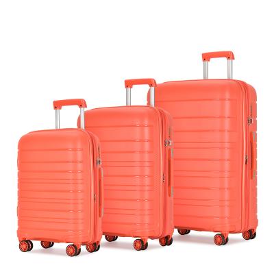 China New arrival WANZE RP1905 pp bag waterproof briefcase trolley luggage set luggage set for sale