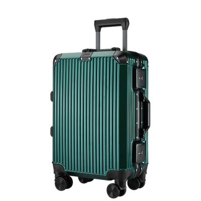 China PC Dongguan Luggage Factory 5pcs Set Trolley Luggage Case High Quality Aluminum Frame for sale