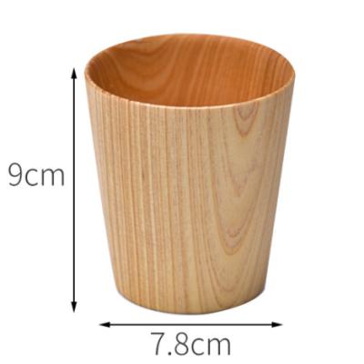 China New Cedar Wood Wine Cups Natural Solid Sustainable Wooden Tea Cup High Quality Eco-Friendly Wooden Tea Cups for sale