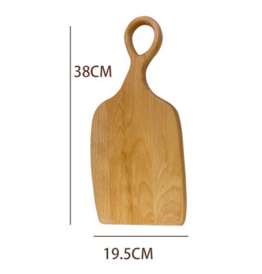 China Viable Custom Professional Household Logo 2Pcs Set Beech Wood Cutting Board With Handle for sale