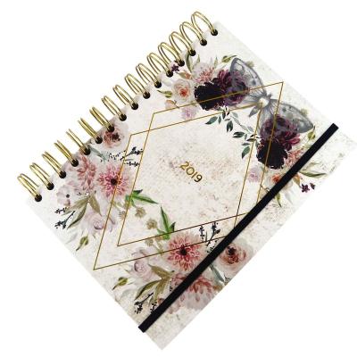 China Custom Printed School Custom Printed Spiral Day Planner for sale