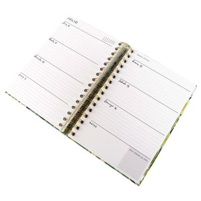 China Color Printed Coil Book Office Printed Notepad Thickened Student Weekly Diary Planner A5 for sale