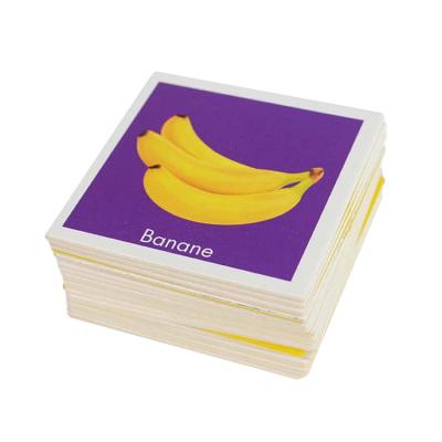 China Gift / Education / Teaching Luxury Colorful Printed Educational Flash Cards With A Box for sale