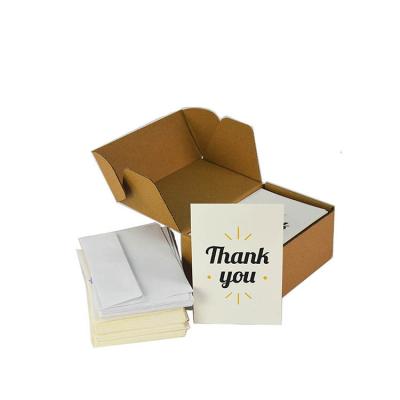 China Europe China factory manufacture high quality thank you cards with envelopes for sale