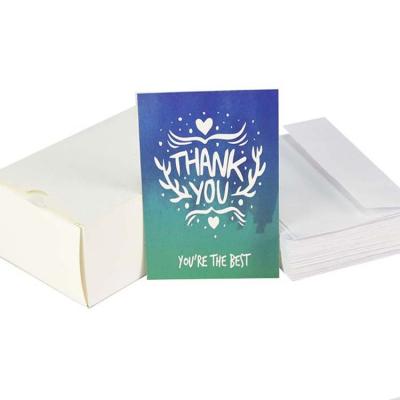 China Europe 2022 mini message cards thank you card festival greeting postcard kids gift for sale