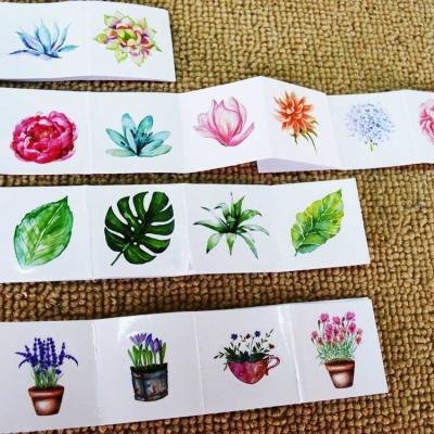 China Decorative DIY Sticker Green Plants DIY Decorative Stickers for Planner Stickers Sheets for sale