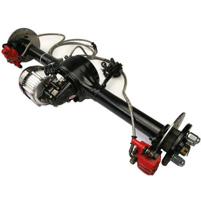 China 1500W 1800W 2200W 2500W Vintage Car Golf Cart Disc Brake Aluminum Rear Axle With Hydraulic Drive Axles for sale