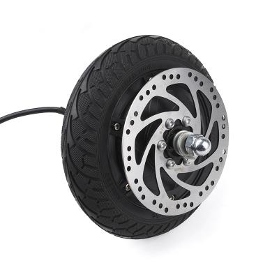 China Factory 8Inch 24V36V48V 350W500W Disc Brake Direct Rear Electric Scooter Brushless Hub Motor Wheel for sale