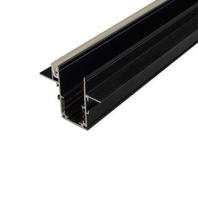 China Modern Zomi low voltage recessed linear spot  lamp rail magnetic lighting system cob 48v led magnetic track light rail for sale