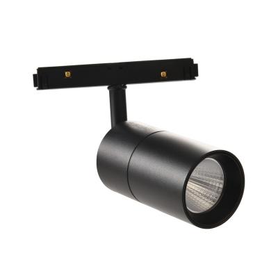 China Modern ZOMI 15W COB Led Track Light Shop Focus Lamp Retail Spot Lighting Fixtures Spotlights Linear Magnetic Rail Tracking Lamp for sale