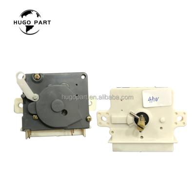 China Hotel 4 Pin Rotation Timer Washing Timer Parts Washing Machine Timer Switch for sale