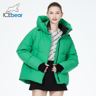 China Green Winter Jacket Women Zipper Closure Womens Black Winter Coat Polyester Filling for sale