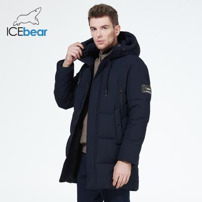 China Chaqueta de invierno de hombre de longitud media con cuatro bolsillos de punto con manguito chaqueta impermeable caliente en venta