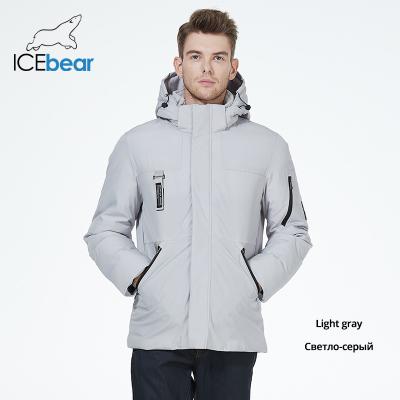 China Trendy Functional Short Winter Jacket Multi Pocket Short Down Jacket For Men for sale