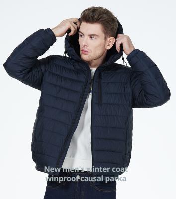 China Size 46 - 54 Man Sping Autumn Coat Dark Blue Winter Coat For Customer Requirements for sale