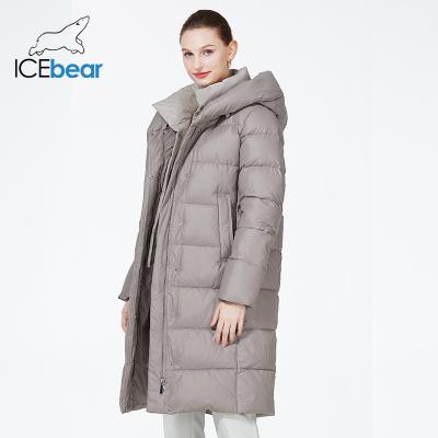 China Length 100cm To 107cm Long Warm Winter Coats Ladies Winter Jackets With Inner Flap for sale