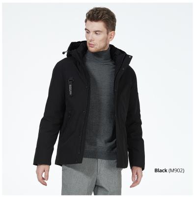 China Stylish Down Jacket Men'S With Arm Pocket Individual Linen Jacket Mens Casual for sale