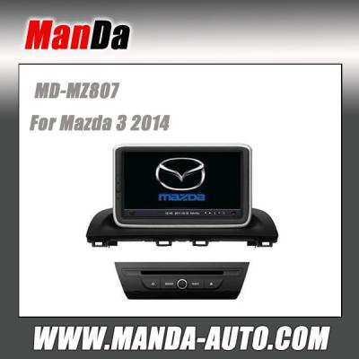 China Fabrieks dvd auto die nav voor Mazda 3 gps van de auto stereoheadunits van 2014 satelliet radiomonitors van de bluetooth dvd auto wordt gezeten Te koop