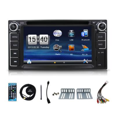 China hot sale double dins car navigation with Bluetooth radio USB SD card for Toyota for sale