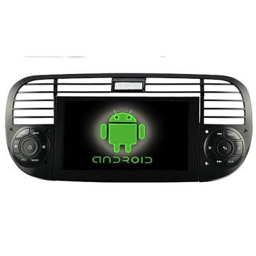 China FIAT 500 6.2 Inch Digital Screen car dvd player Android system incar entertainment  OEM manufacturer for sale