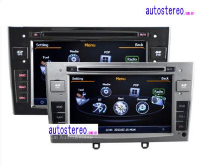 Chine Le système de navigation de voiture de multimédia pour Peugeot 308 408 multimédia stéréo de Satnav Autoradio dirigent l'unité Navi à vendre