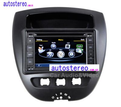 China Citroen C1 Toyota Aygo Peugeot Multimedia Car Navigation System Auto Stereo Equipment for sale