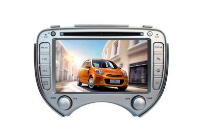 China Double Din Nissan Navigation System In Dash CD DVD Player GPS Navigation For MARCH for sale