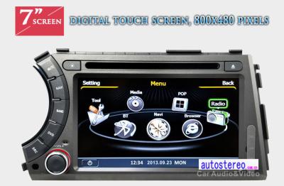 Chine Voiture SAT stéréo Nav DVD d'écran tactile pour les systèmes stéréo de voiture de Ssangyong Actyon GPS Satnav à vendre