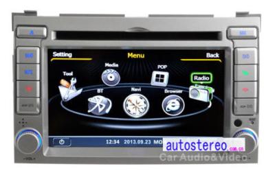 China Auto Hyundai Sat Nav Car Stereo for Hyundai i20 GPS Navigation Headunit AutoRadio SatNav DVD Player for sale