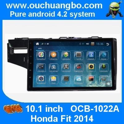 China Ouchuangbo android 4.2 Honda Fit 2014 autoradio gps navigation system bluetooth mp3 mp4 player for sale